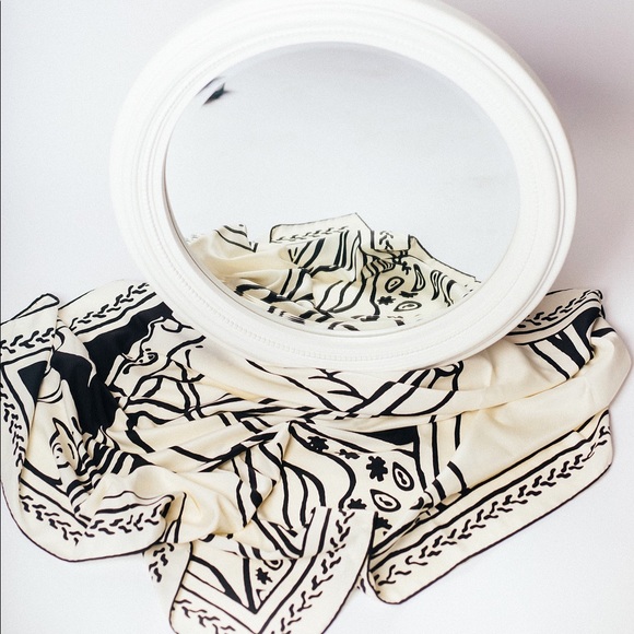 Silk Scarf/Head Wrap - Picture 2 of 2